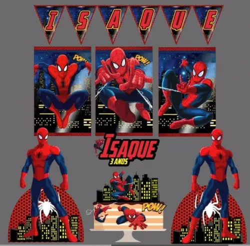 Kit Só Um Bolinho Homem Aranha