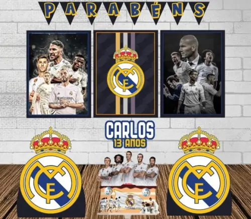 Kit Só Um Bolinho Real Madrid