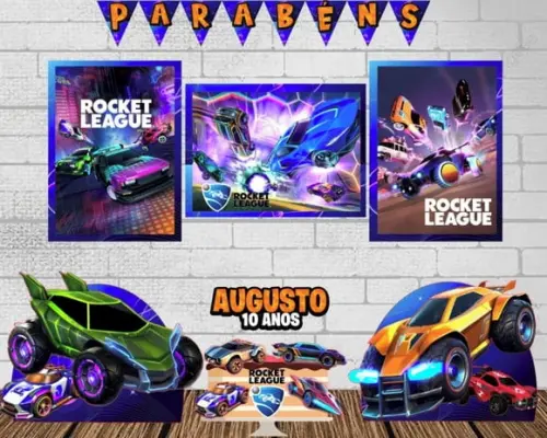 Kit Festa Só Um Bolinho Rocket League