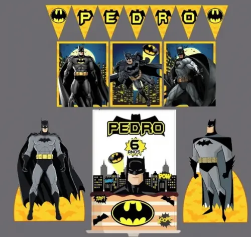 Kit Só Um Bolinho Batman