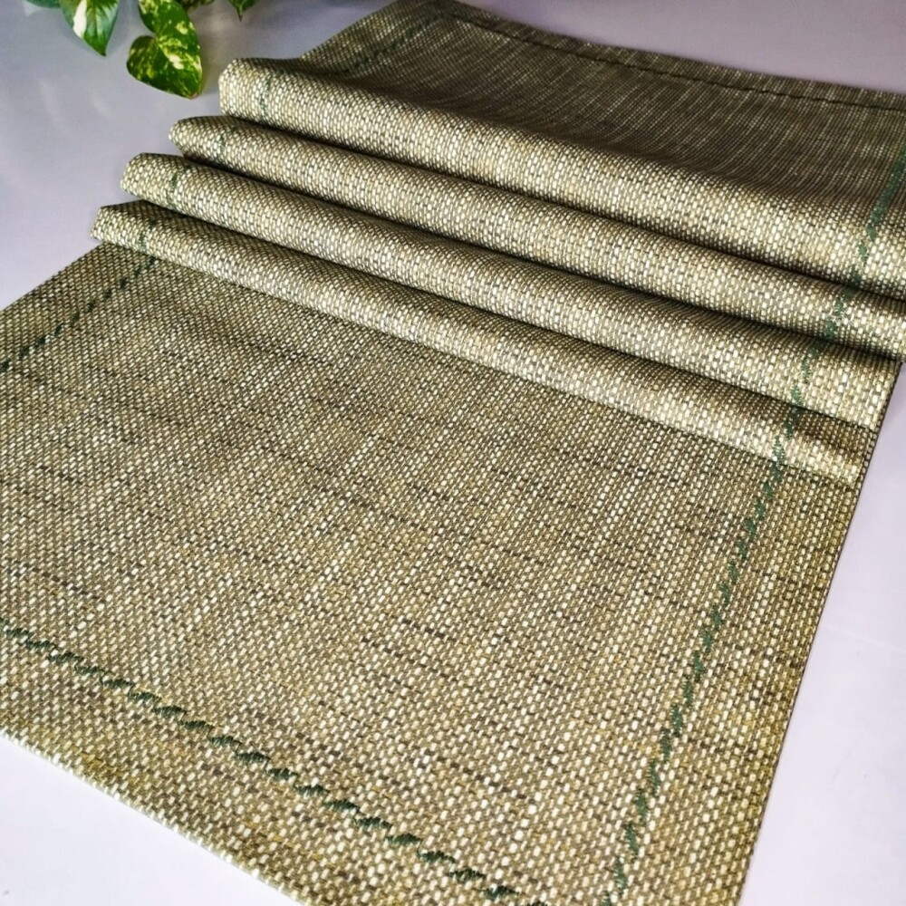 Jogo Americano Impermeável Verde/Mesa Posta verde(peça)