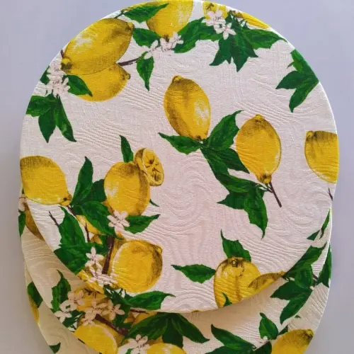 Capa Limão Siciliano para base de mdf- sousplat(PEÇA)