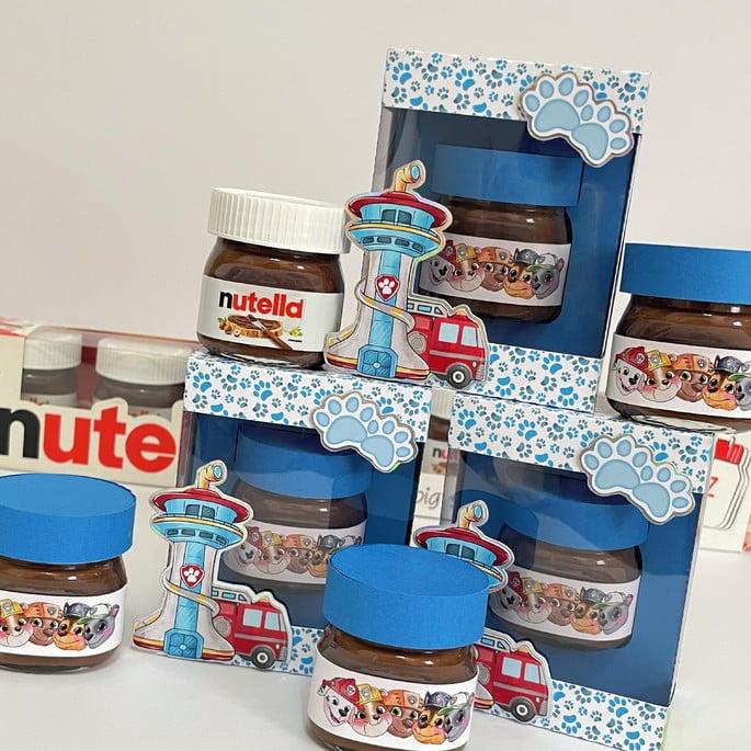 Arquivo de Corte Caixas Mini Nutella (compre 1 Lev+5
