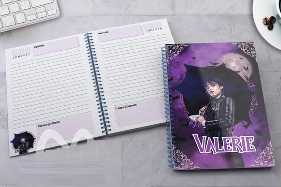 Arquivo de Corte Agenda Escolar Wandinha ( Comre 1 Leve+19