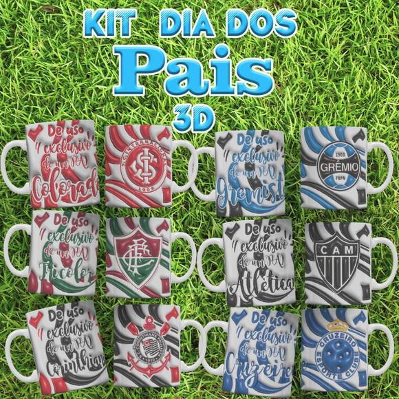Arquivo de Corte Arte Caneca 3d Pais Time ( compre 1 e Lev+5
