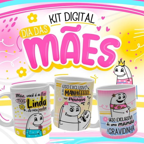 Arquivo de Corte Arte Caneca Dia das Mães Flork ( Leia a Des