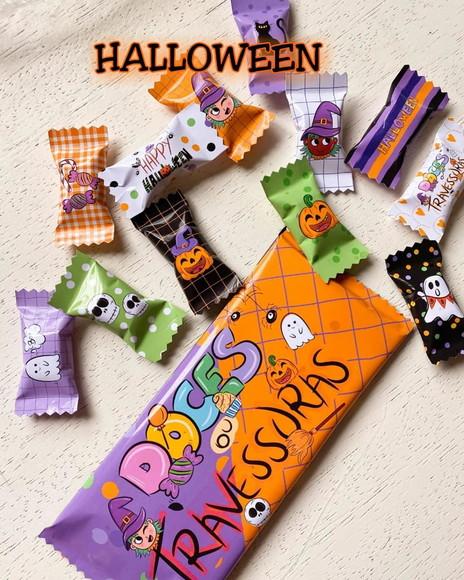 Arquivo de Corte Bala e Chocolate Halloween (compre 1 Lv+10