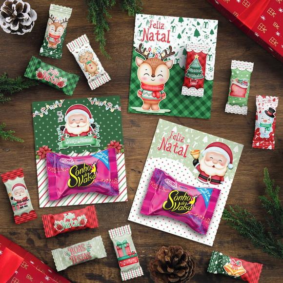 Arquivo de Corte Balinhas e Card Natal 25 (compre 1 Lev+5