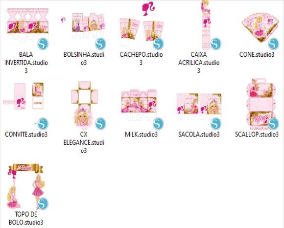 Arquivo de Corte Barbie 64 ( Compre 1 e Leve + 11