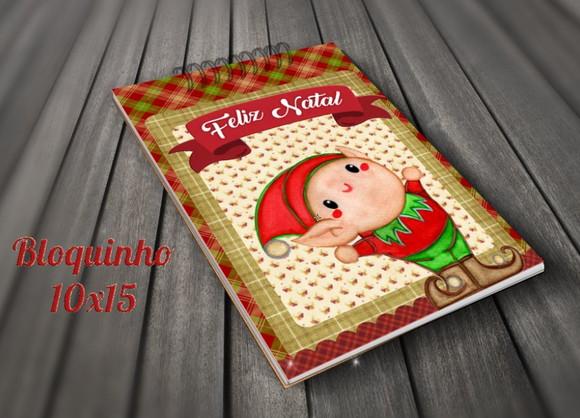 Arquivo de Corte Bloquinho de Natal ( Compre 1 Leve+5