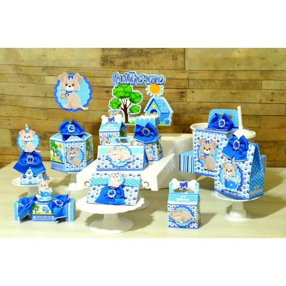Arquivo de Corte Cachorrinho Azul 11 ( Compre 1 e Leve+10
