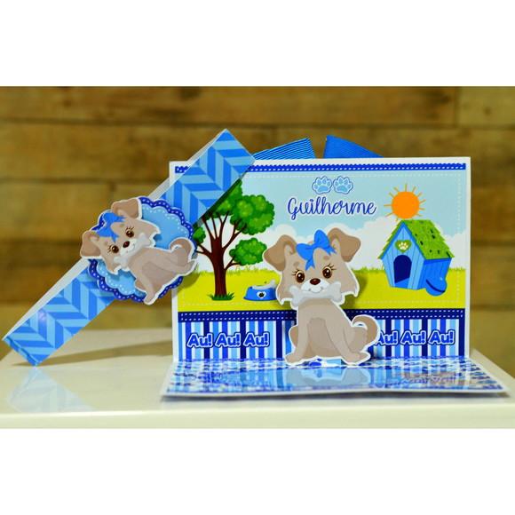 Arquivo de Corte Cachorrinho Azul 11 ( Compre 1 e Leve+10