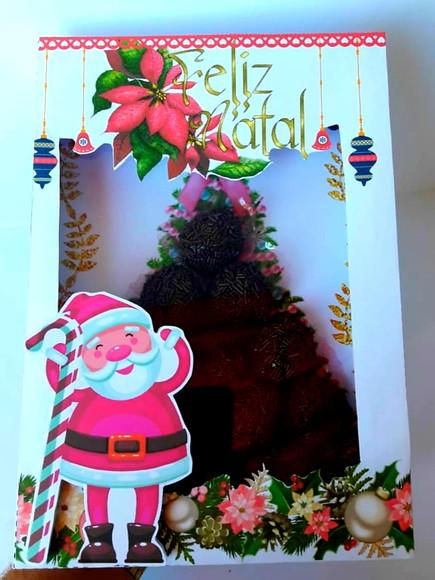 Arquivo de Corte Caixa Árvore de Natal 04 ( Compre 1 Leve+10