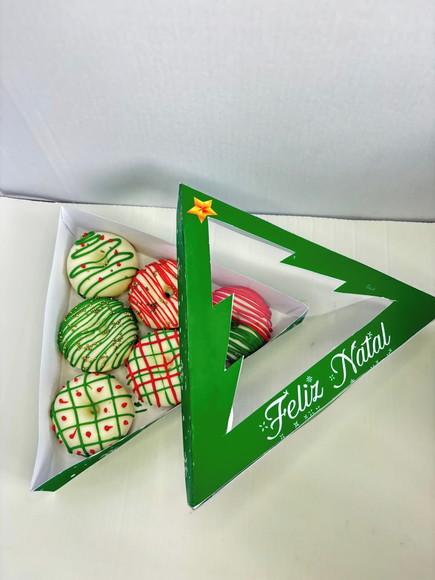 Arquivo de Corte Caixa Arvore Donuts(compre 1 Leve+11