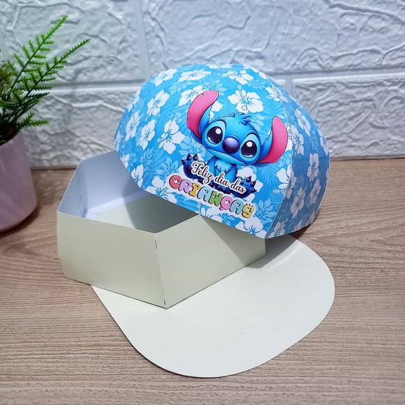 Arquivo de Corte Caixa Boné Stitch (compre 1 e Lv+11
