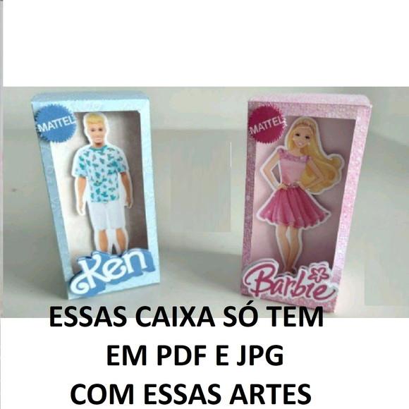 Arquivo de Corte Caixa Boneca Barbie( Compre 1 e Leve + 10
