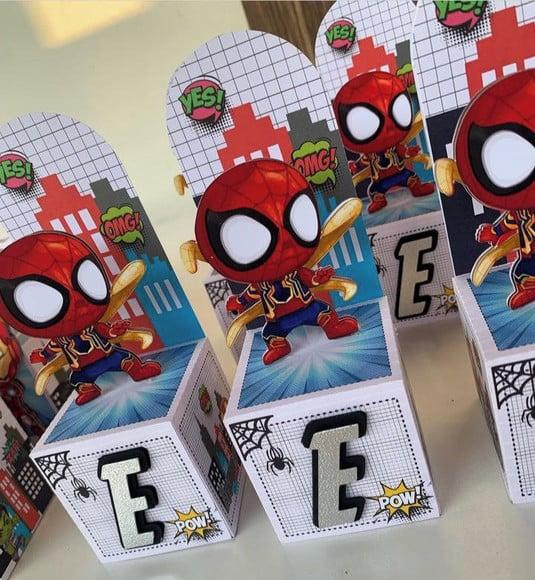 Arquivo de Corte Caixa Cenario Homem Aranha (compre 1 Lv+11
