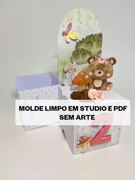 Arquivo de Corte Caixa Cenario Molde Limpo (compre 1 Leve+15