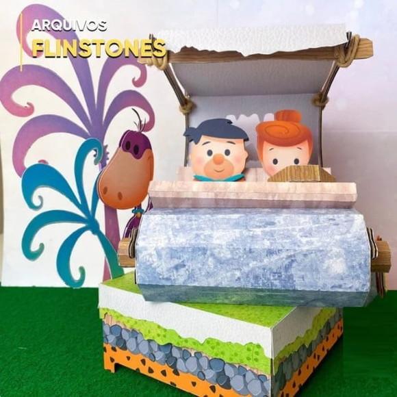 Arquivo de Corte Caixa Cenario os Flintston (compre 1 Lev+11