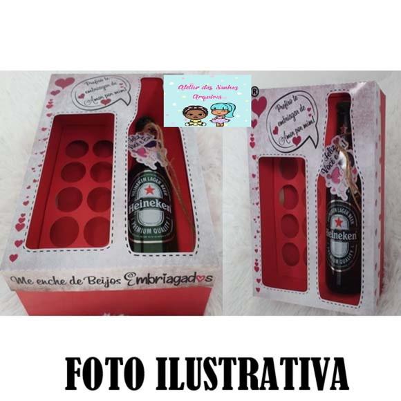 Arquivo de Corte Caixa Cerveja e Docinhos ( Compre 1 e Lv+10