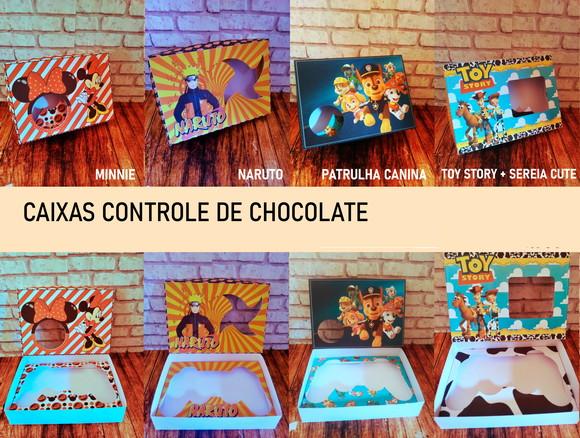 Arquivo de Corte Caixa Controle de Chocolate 24(compre 1 Lv+