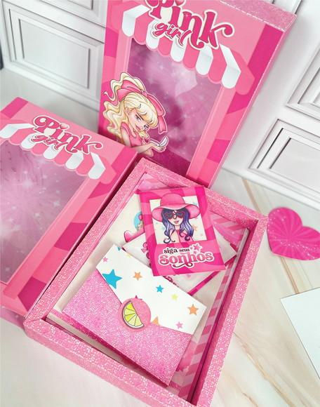 Arquivo de Corte Caixa Diario Rosa( Compre 1 e Leve + 10
