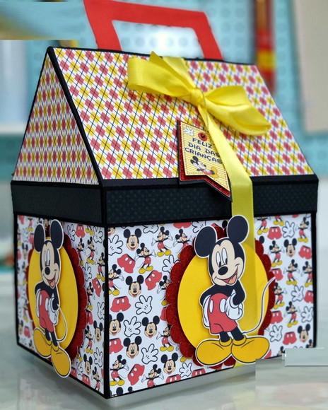 Arquivo de Corte Caixa Diversão Mickey 2( Compre 1 Leve+11