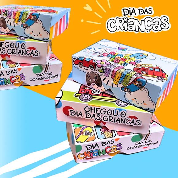 Arquivo de Corte Caixa Docinhos Crianças 1 (compre 1 Leve+10