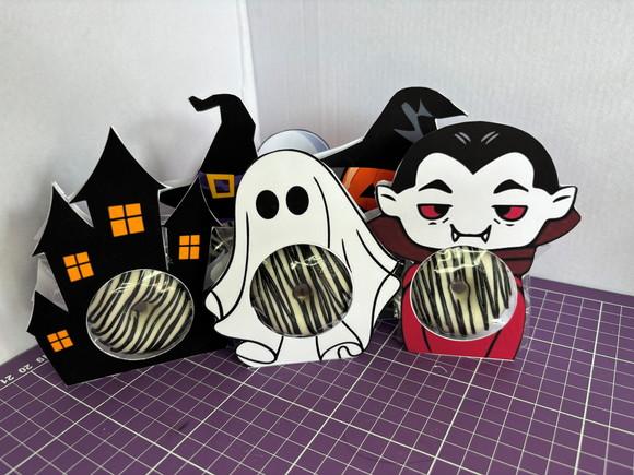 Arquivo de Corte Caixa Donuts Halloween(compre 1 e Lv+10