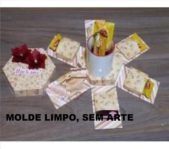Arquivo De Corte Caixa Explosão Caneca 2 ( Leia A Descrição