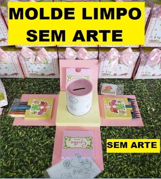 Arquivo de Corte Caixa Explosão Cofre Colorir (compre 1 Lv+