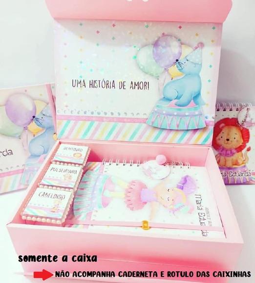 Arquivo de Corte Caixa Livro do Bebê Circo ( Compre 1 Lv+10