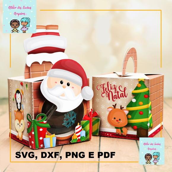 Arquivo de Corte Caixa Natal 2021 - 47 (compre 1 e Leve+10