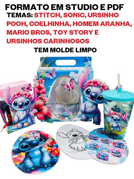 Arquivo de Corte Caixa Ovo Personagens 6 (compre 1 Lev+11