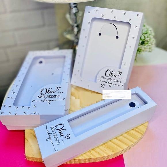 Arquivo de Corte Caixa para Chaveiro e Caneta de Resina ( Le