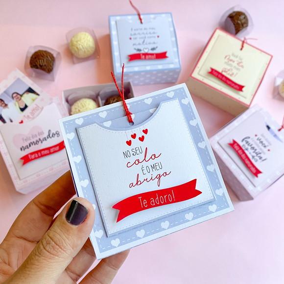 Arquivo de Corte Caixa para Doce com Foto Namorados ( compre 1 lv