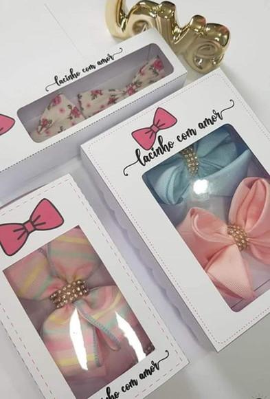 Arquivo de Corte Caixa para Laços e Tiaras 6 (compre 1 Lv+11