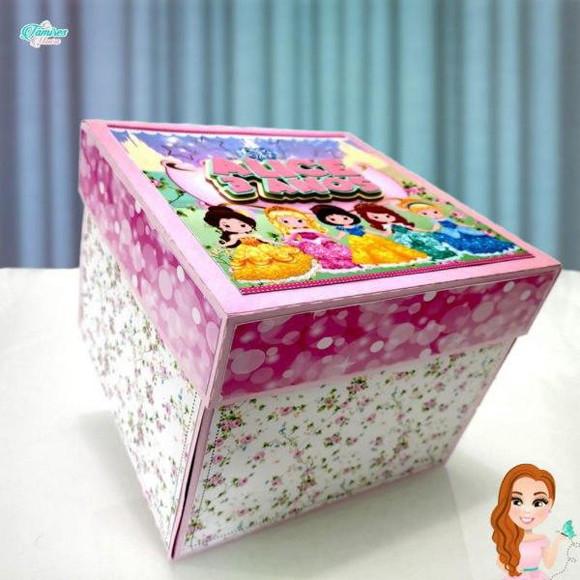 Arquivo de Corte Caixa Surpresa Princesas ( Compre 1 Leve+5