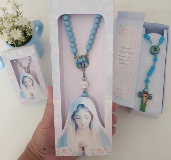 Arquivo de Corte Caixa Terço Virgem Maria (compre 1 Lev+5