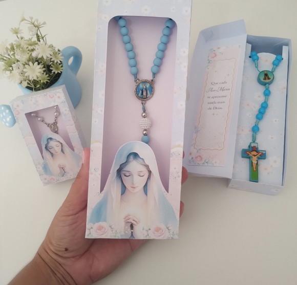 Arquivo de Corte Caixa Terço Virgem Maria (compre 1 Lev+5