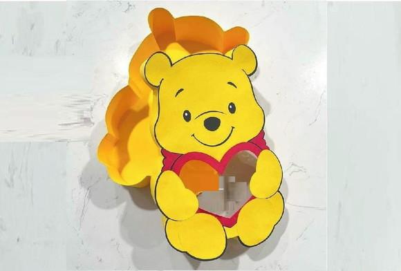 Arquivo de Corte Caixa Ursinho Pooh 1 (compre 1 Lev+11