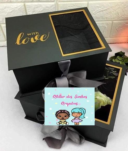 Arquivo de Corte Caixa With Love ( Compre 1 Leve+10