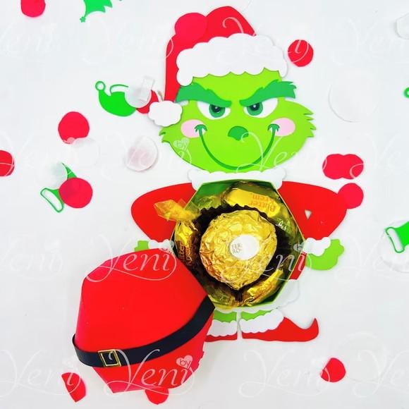Arquivo de Corte Caixas Grinch (compre 1 Lev+11
