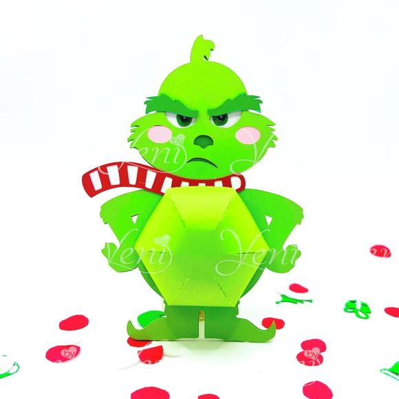 Arquivo de Corte Caixas Grinch (compre 1 Lev+11