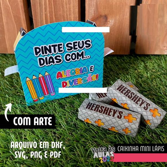 Arquivo de Corte Caixinha Mini Lapis 4 Bis (compre 1 e Lv+10
