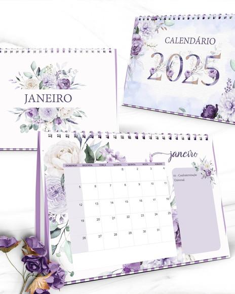 Arquivo de Corte Calendário 2025-6 (compre 1 Leve+11