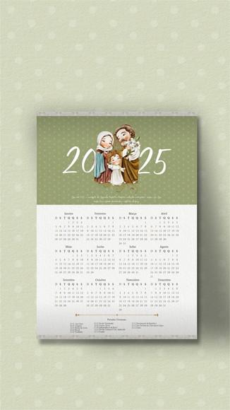 Arquivo de Corte Calendário 2025-8 (compre 1 Leve+10