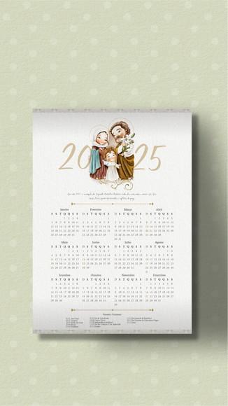 Arquivo de Corte Calendário 2025-8 (compre 1 Leve+10