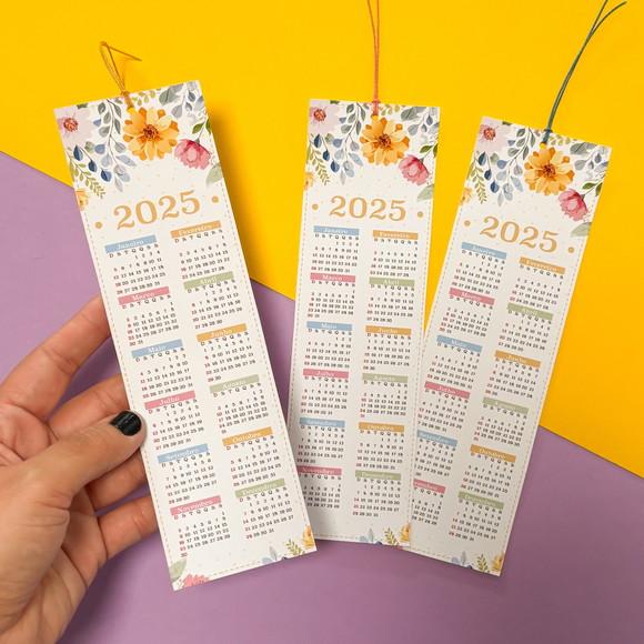 Arquivo de Corte Calendário Marca Página 2025(compre 1 Lv+10