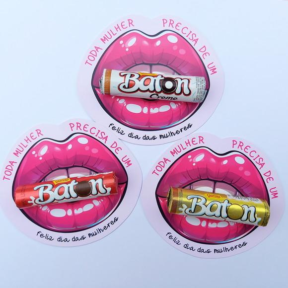 Arquivo de Corte Card Baton Dia das Mulheres (compre 1 Lv+11
